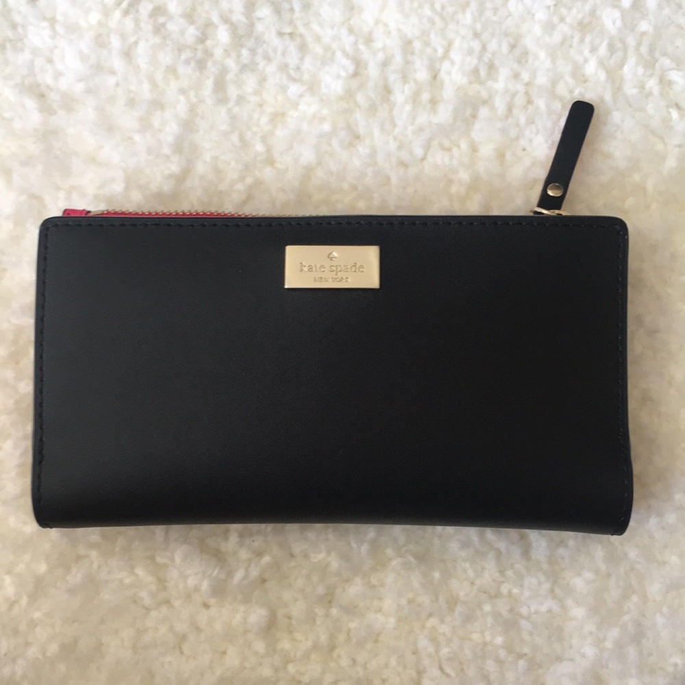 Kate Spade Black / Pink Wallet